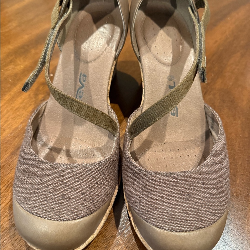 Teva Brown Wedge Shoes with Comfort and Style
